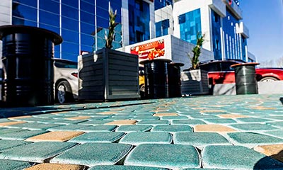 Вибропресованная тротуарная плитка