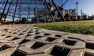 Вибропресованная тротуарная плитка