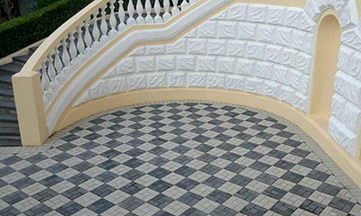 Вибропресованная тротуарная плитка