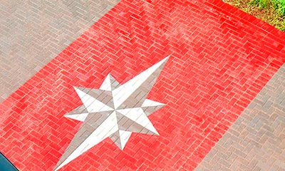 Вибропресованная тротуарная плитка