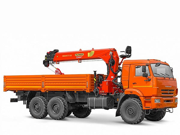 Кран манипулятор Камаз 43118 Аренда Москва